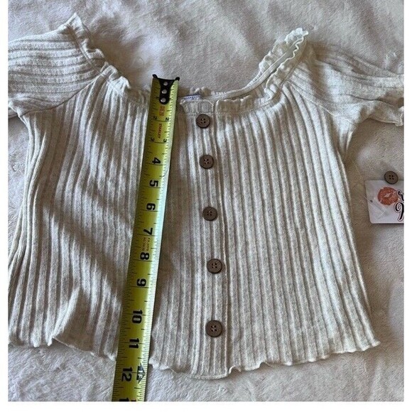 Orange Kiss Matching Off-Shoulder Ribbed Top and Skirt Set Size M - Picture 12 of 13